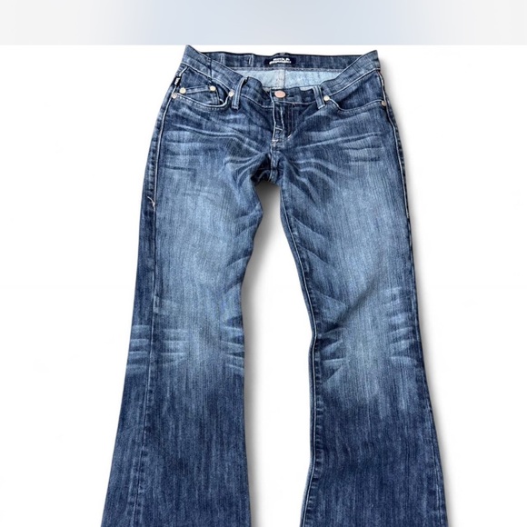 Rock & Republic Flare Jeans in Deep Blue - Picture 1 of 4